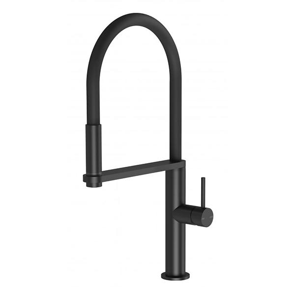 Phoenix Blix Flexible Hose Sink Mixer (Round) - Matte Black Online at the Blue Space
