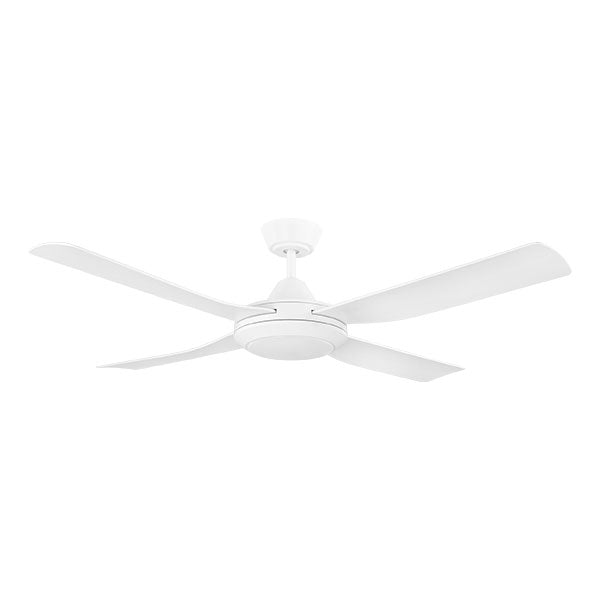 Eglo Bondi 52" 132cm Ceiling Fan with 20W LED CCT Light - White - The Blue Space
