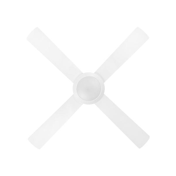 Eglo Bondi 52" 132cm Ceiling Fan with 20W LED CCT Light - White - The Blue Space