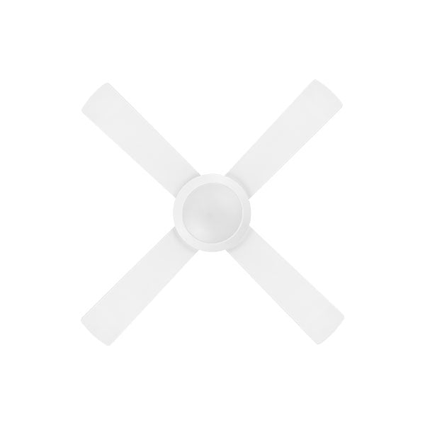 Eglo Bondi 48" 122cm Ceiling Fan with 20W LED CCT Light - White - The Blue Space