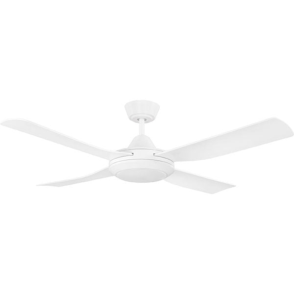 Eglo Bondi 48" 122cm Ceiling Fan with 20W LED CCT Light - White - The Blue Space