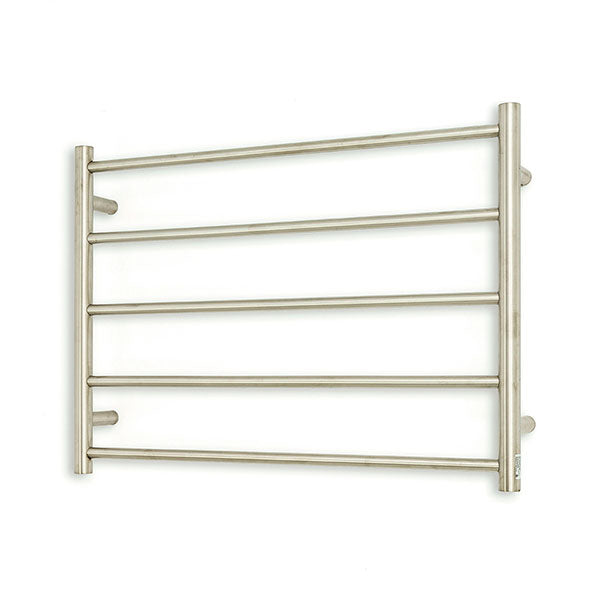 Radiant Round 5 Bar Non Heated Rail Brushed Stainless Steel - The Blue Space