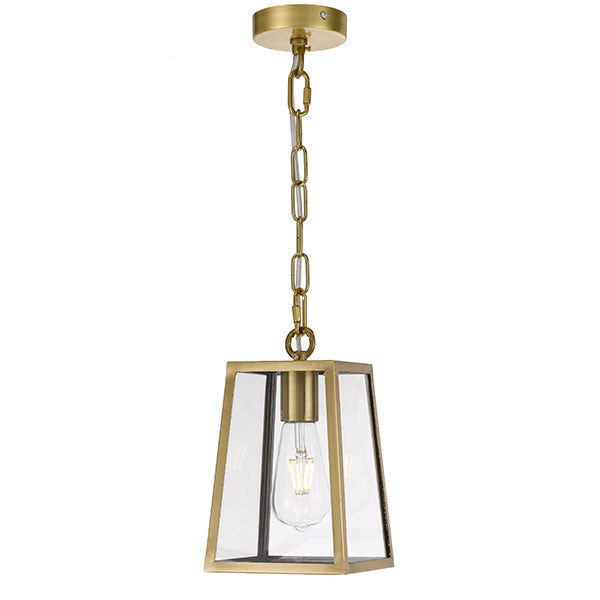 Telbix Cantena ES 15cm Pendant - Antique Brass | The Blue Space