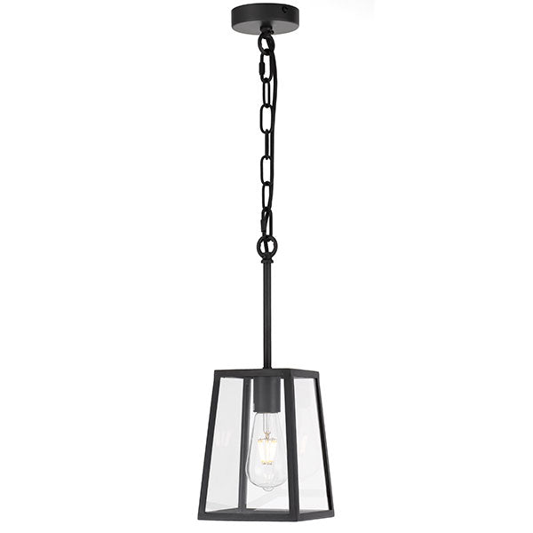 Telbix Cantena ES 15cm Pendant - Black | The Blue Space