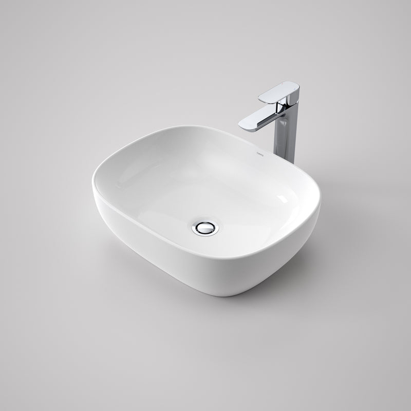 Caroma Artisan Above Counter Basin- Curved Rectangle 500mm by Caroma - The Blue Space
