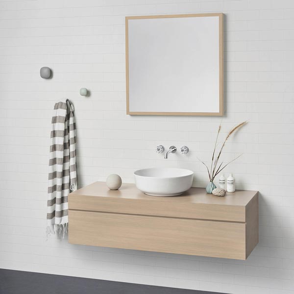 Caroma Artisan Above Counter Basin- Round 405mm by Caroma - The Blue Space