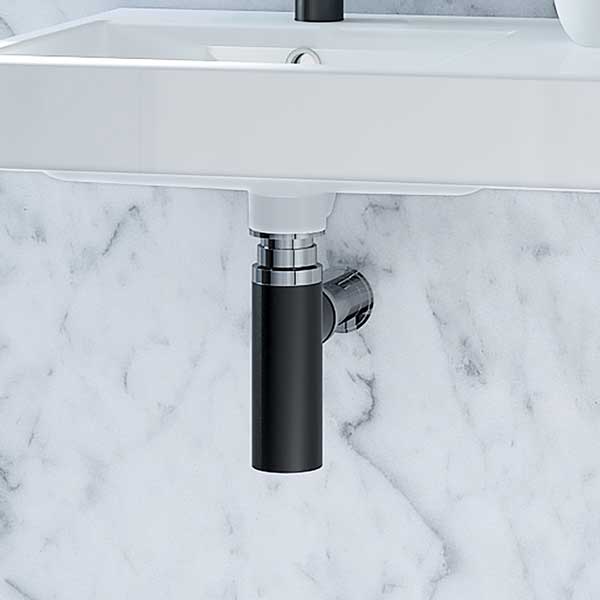 Caroma Eco Noir Bottle Trap-Black by Caroma - The Blue Space