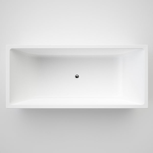 Top view of Caroma Liano Freestanding Bath - White