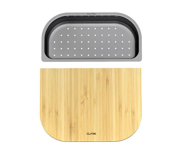 Clark Monaco Single End Bowl Kitchen Sink colander set