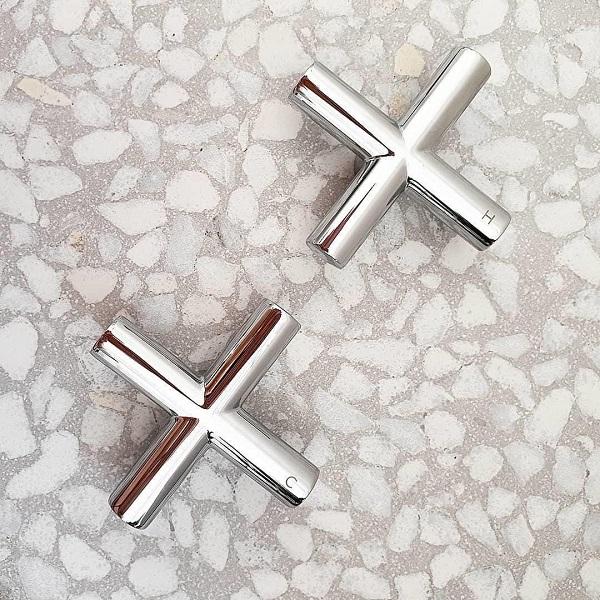Affordable Shower Taps - Clark Cross Wall Top Assemblies Chrome Online at The Blue Space 