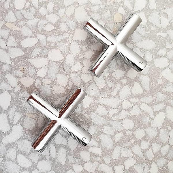 Affordable Shower Taps - Clark Cross Wall Top Assemblies Chrome Online at The Blue Space