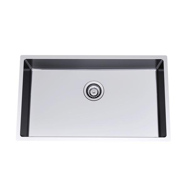 Clark Prism Large Single Bowl Overmount/Undermount Kitchen Sink - The Blue Space