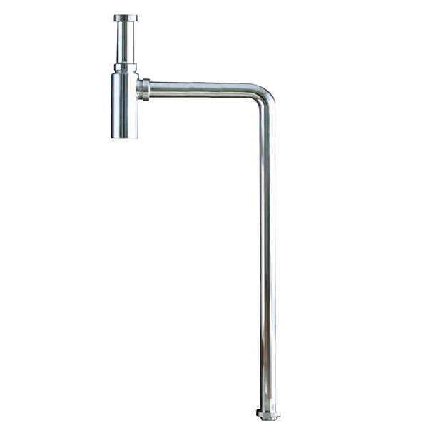 Turner Hastings Deluxe Brass 40mm Floor length Bottle S Trap-Chrome - The Blue Space