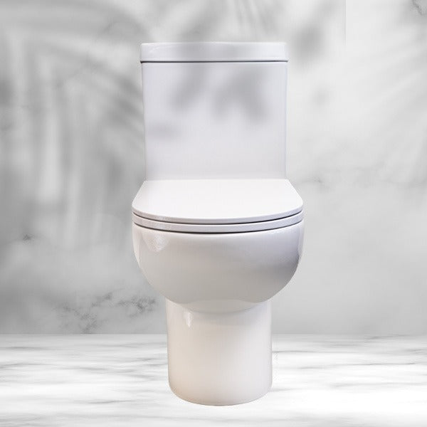 Indigo Ridge Rimless Toilet Suite - beautiful toilet suite at a low price | The Blue Space