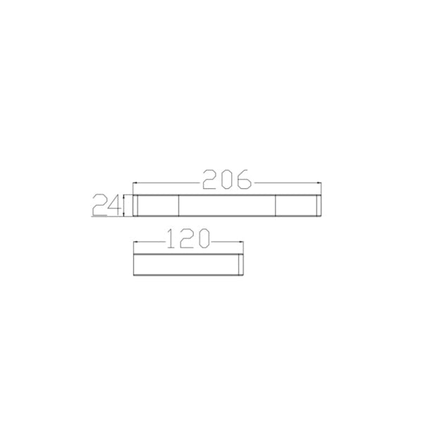 Technical Drawing: Nero Pearl Soap Dish Gunmetal Grey