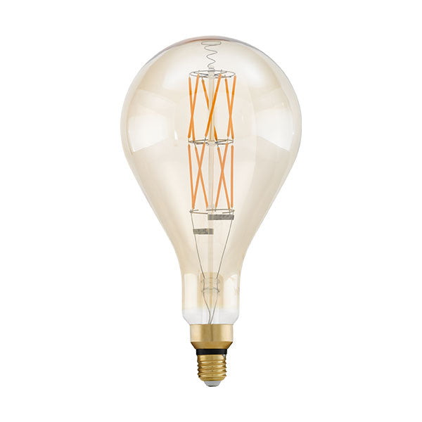 Eglo ES 8W LED PS160 Globe Warm White - Amber - The Blue Space