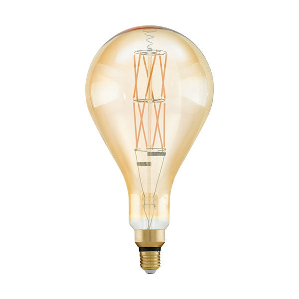 Eglo ES 8W LED PS160 Globe Warm White - Amber - The Blue Space