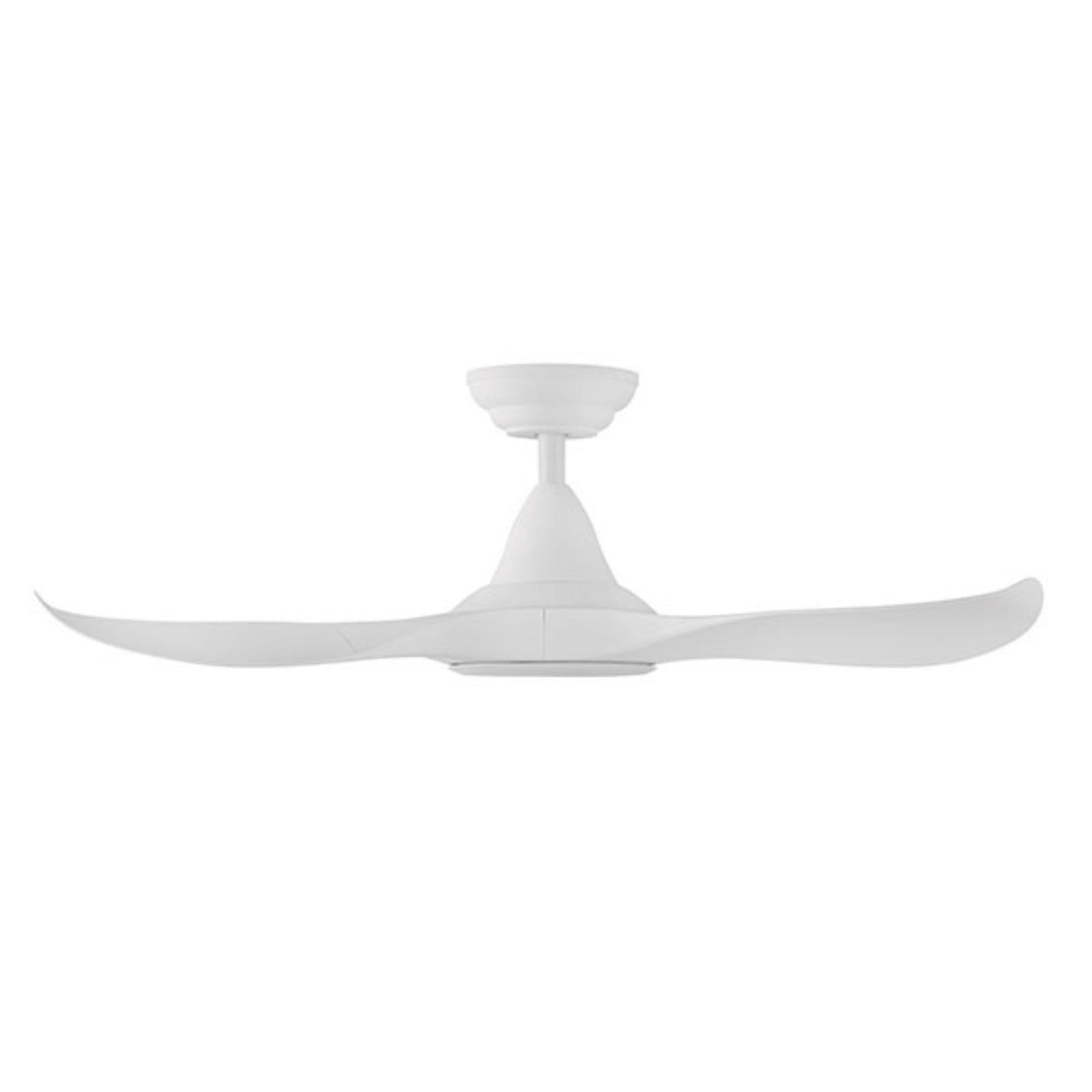 Side View Eglo Noosa 40in 101cm DC Ceiling Fan - White 204781 - The Blue Space