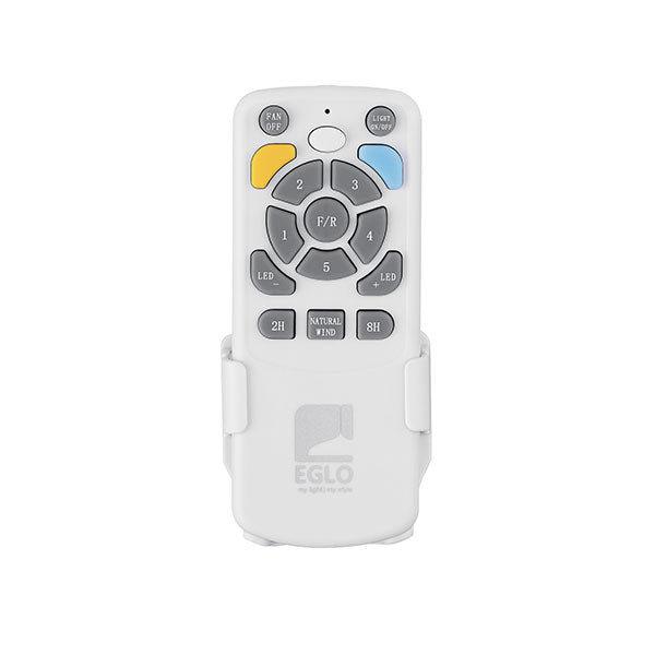 Remote Eglo Noosa 46in 116cm DC Ceiling Fan with 18W LED CCT Light - White 204801 - The Blue Space