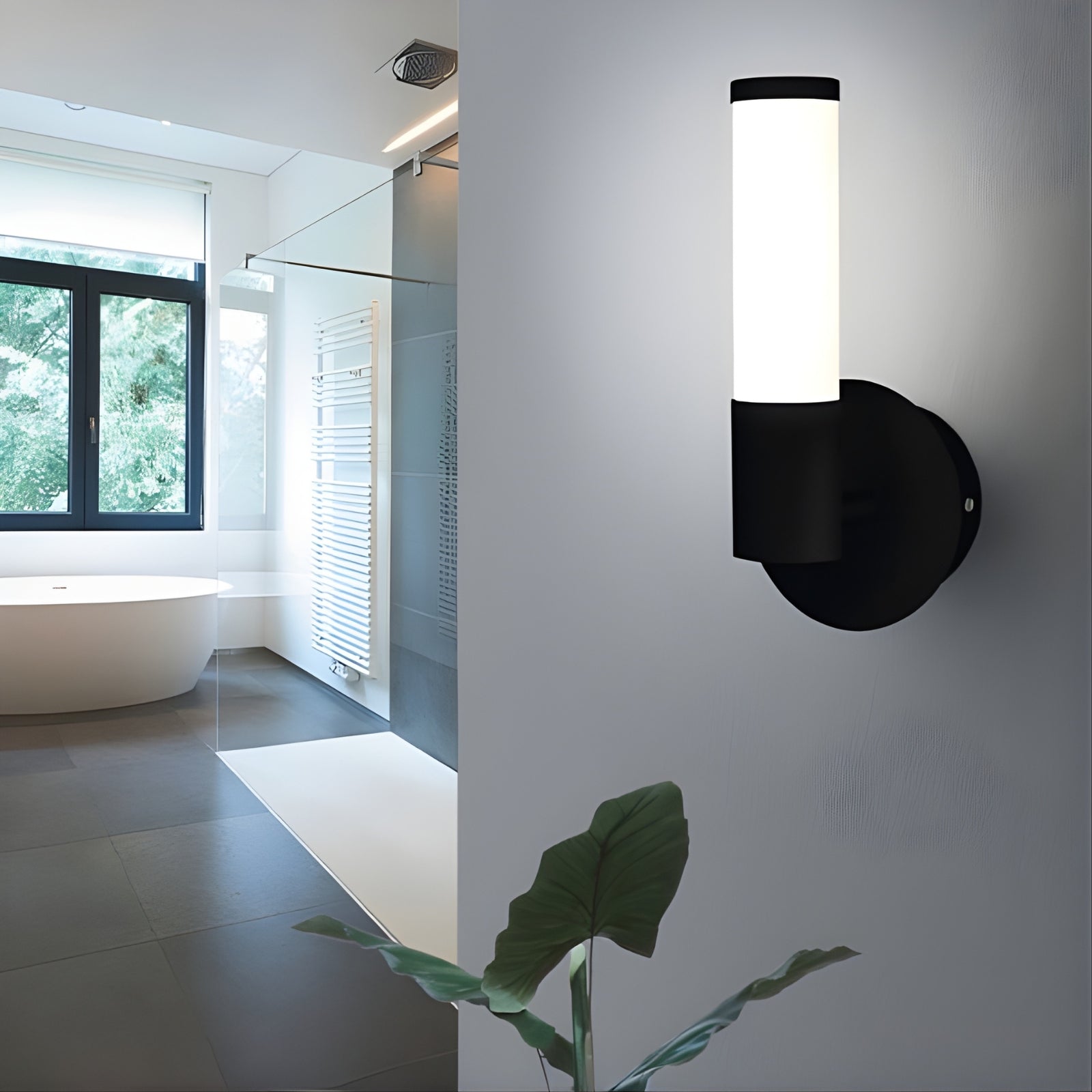 Eglo Palmera 4.5W LED Wall Light - Black - The Blue Space