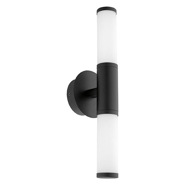 Eglo Palmera 2 x 4.5W LED Wall Light - Black - The Blue Space