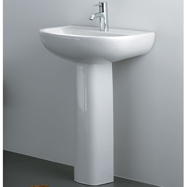 Fienza Compact 550 Pedestal Basin Lifestyle Image