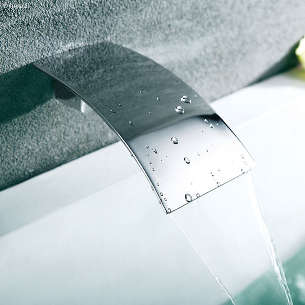 Fienza Vienna Waterfall Bath Outlet - resort style bathroom outlet - The Blue Space