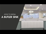 Turner Hastings Novi 61 x 46 Fine Fireclay Butler Sink - Matte Black