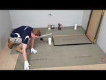 Thermogroup Econoboard Coated Under Floor Heating Insulation Installation - The Blue Space