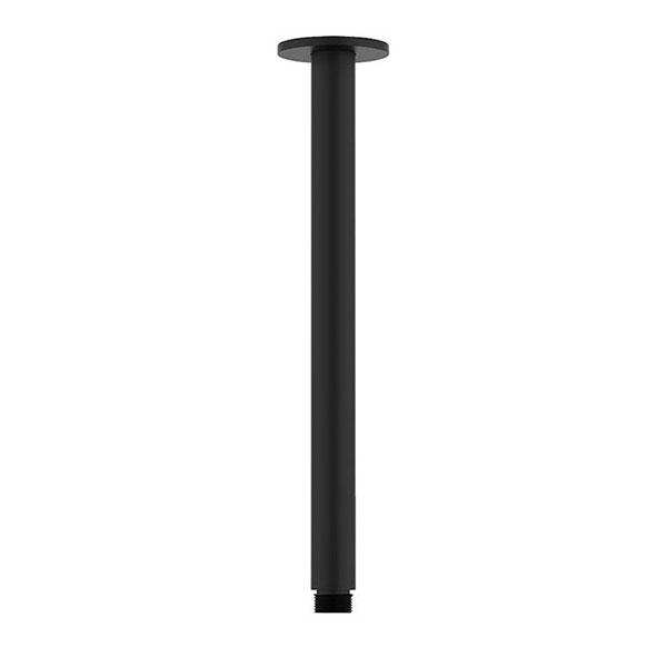 Indigo Ciara Ceiling Shower Arm 300mm Matte Black online at The Blue Space