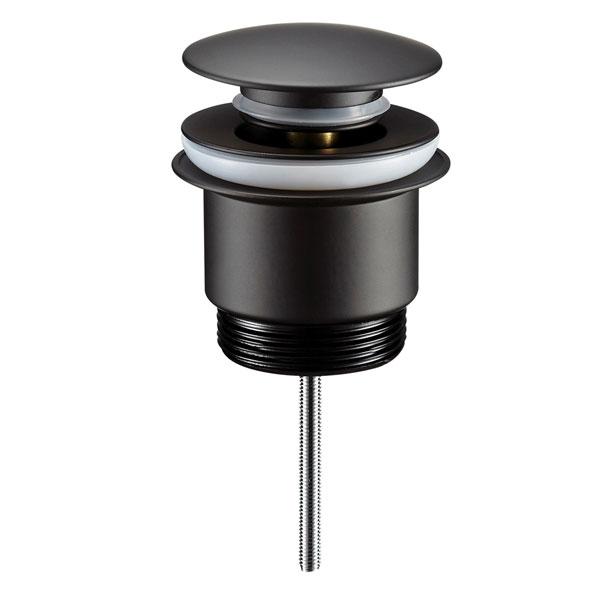 Indigo Ciara Pop Up Waste 40mm Matte Black online at The Blue Space