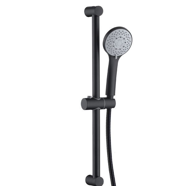 Indigo Ciara Shower on Rail Matte Black | shop online at The Blue Space