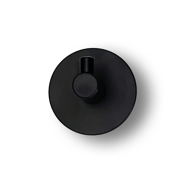 Indigo Ciara Robe Hook Matte Black online at The Blue Space | Matte Black wall hooks