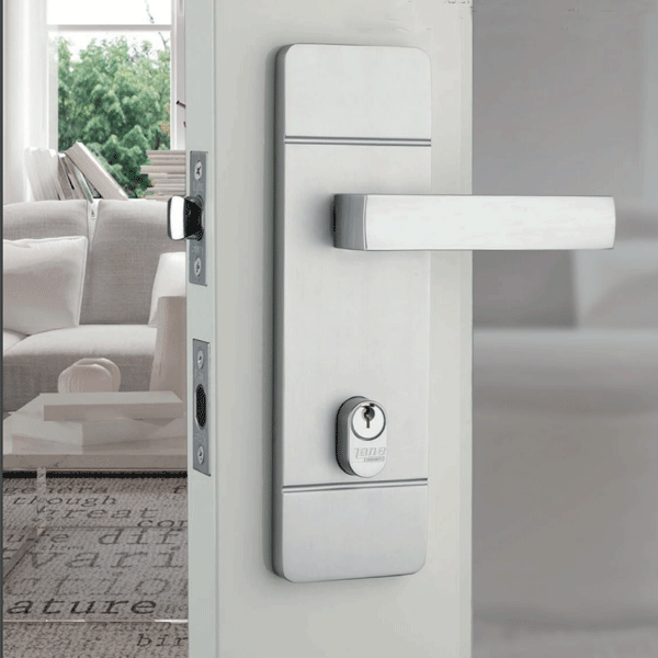 Lane Oxford Touch Plus Dummy Lever Set Brushed Satin Chrome