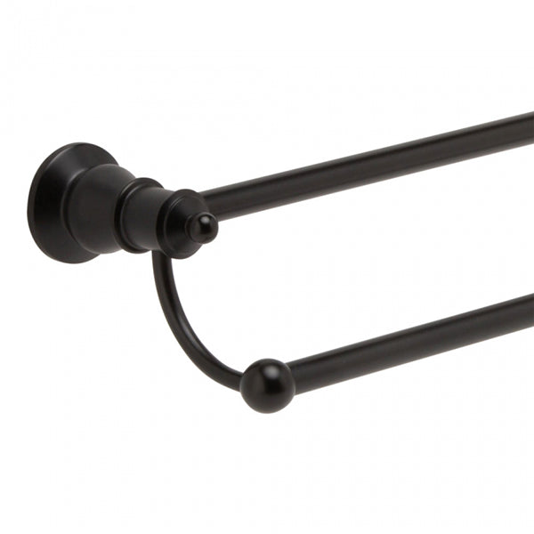 Fienza Lillian Double Towel Rail - Matte Black