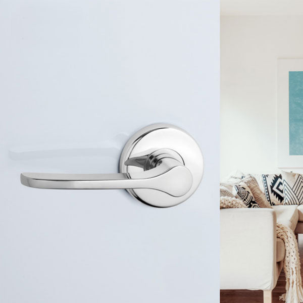 Lockwood Saltbush L34 Velocity Privacy Lever Set Large Round Rose Chrome Plate online at The Blue Space