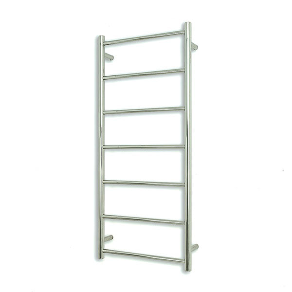 Radiant Round 7 Bar Non Heated Rail 500mmx1130mm Polished Stainless Steel - The Blue Space