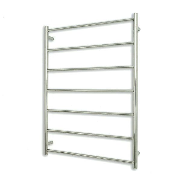 Radiant Round 7 Bar Non-Heated Rail 800mmx1130mm Polished Stainless Steel - The Blue Space