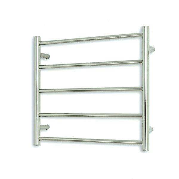 Radiant Round 5 Bar Non Heated Rail Polished Stainless Steel - The Blue Space