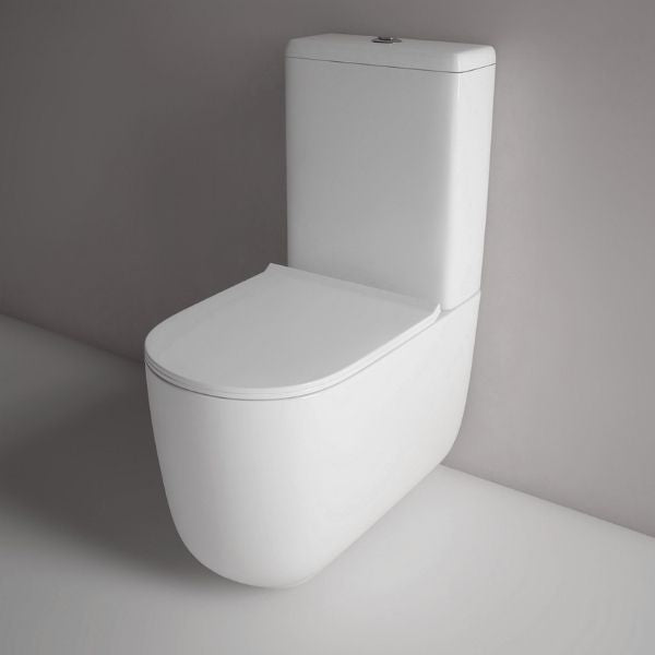 Studio Bagno Milady Rimless Back To Wall Toilet Suite online at The Blue Space - European Toilets