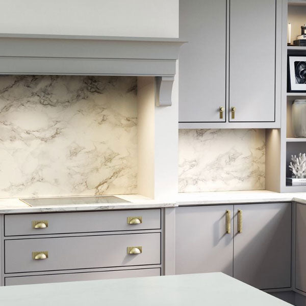 Momo Handles Barrington Cup Pull Matt Brass - The Blue Space