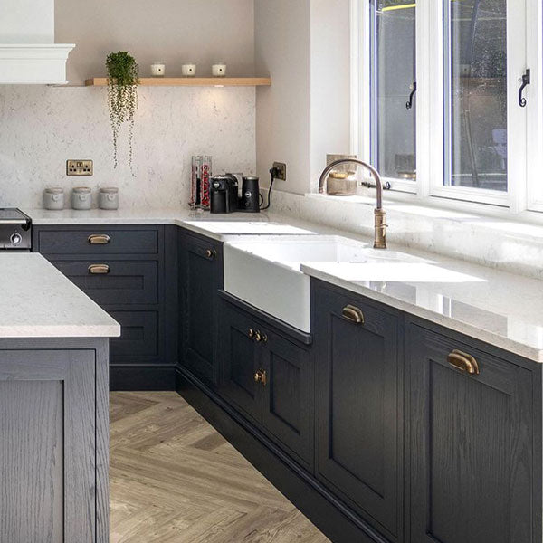 Momo Handles New Hampton Wide Cup Pull 96mm Bronze online at The Blue Space