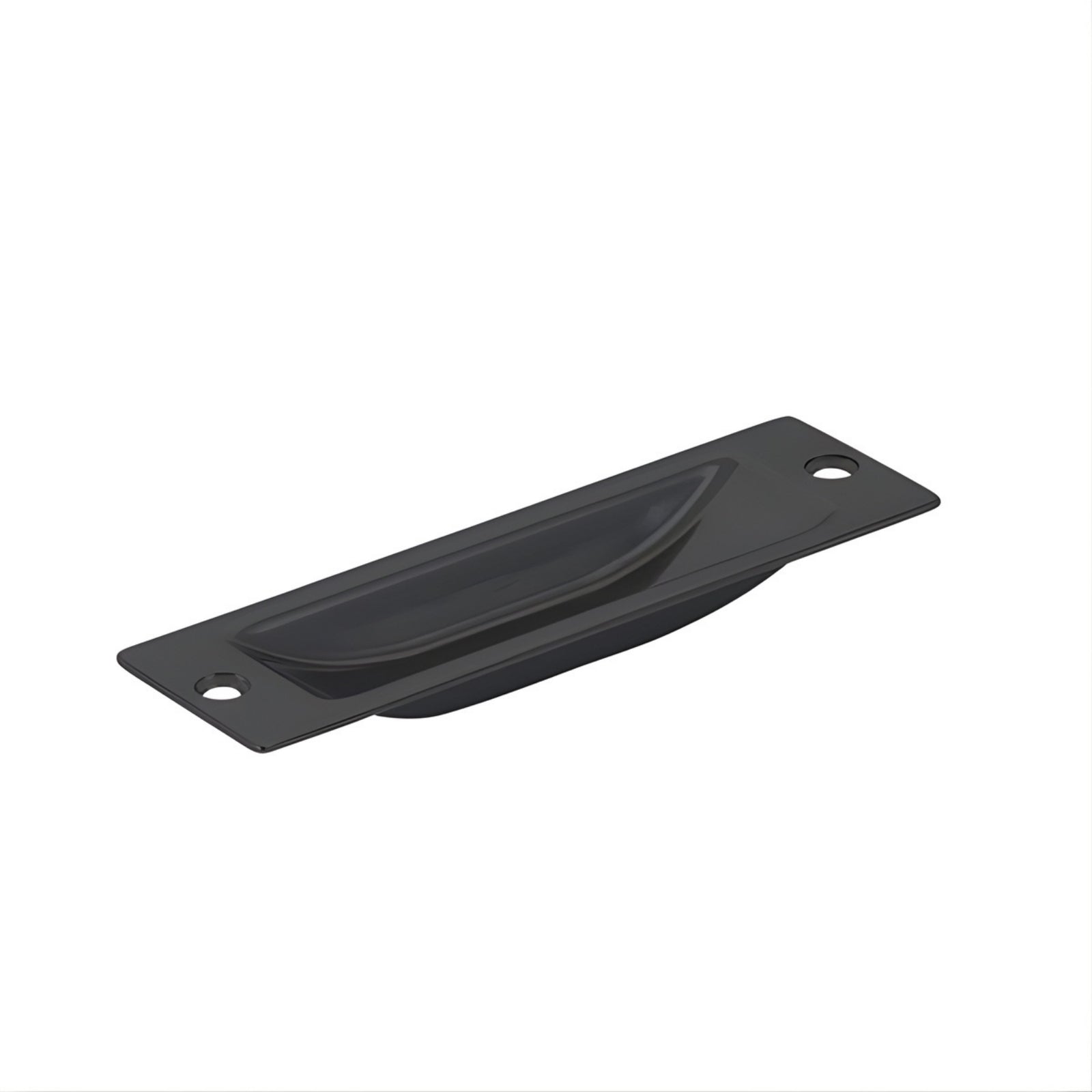 Momo Handles Jena Flush Pull Handle 114mm Matt Black FP75.MBL.FG - The Blue Space