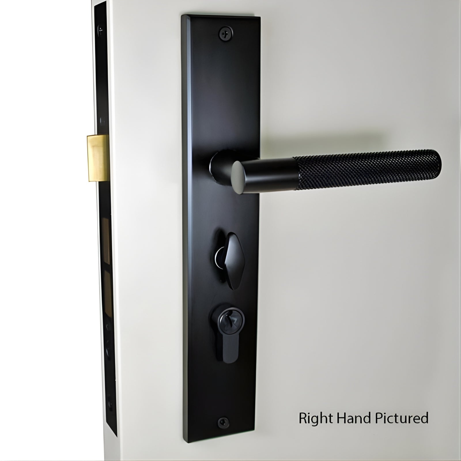 Right Hand Nidus Knurled Domici Matte Black Ozi-1 Lock Combo CLP-DOMK-OR-BL - The Blue Space