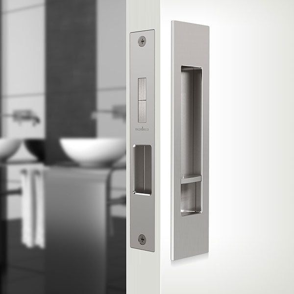 Nidus Mardeco Cavity Sliding Door Privacy Set Satin Chrome online at The Blue Space