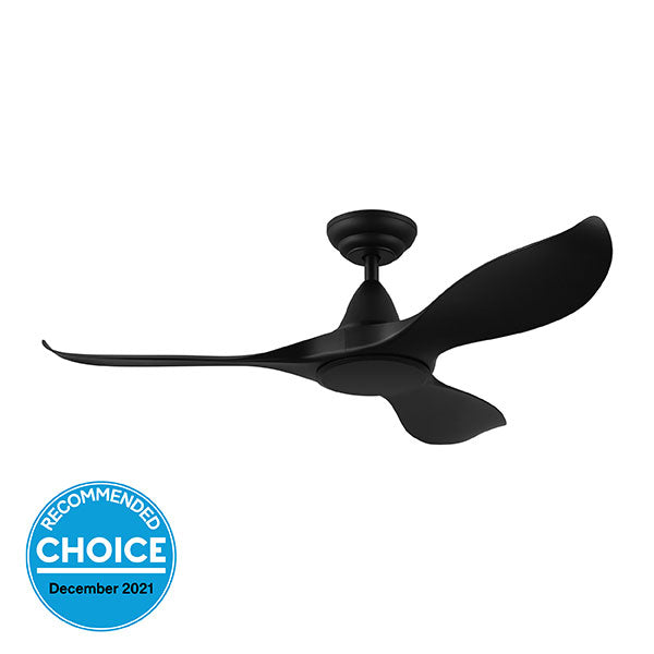 Eglo Noosa 46" 116cm DC Ceiling Fan - Black - The Blue Space