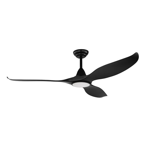 Eglo Noosa 60" 152cm DC Ceiling Fan with 18W LED CCT Light - Black - The Blue Space