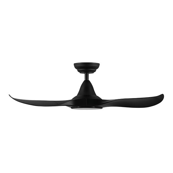 Eglo Noosa 40" 101cm DC Ceiling Fan with 18W LED CCT Light - Black - The Blue Space
