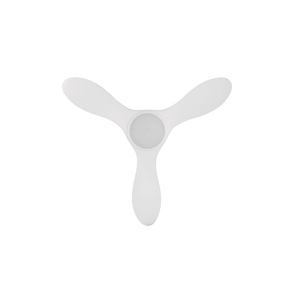 Eglo Noosa 40" 101cm DC Ceiling Fan with 18W LED CCT Light - White - The Blue Space