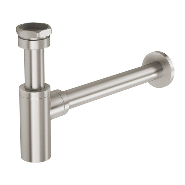 Phoenix 40mm Bottle Trap - Brushed Nickel - The Blue Space